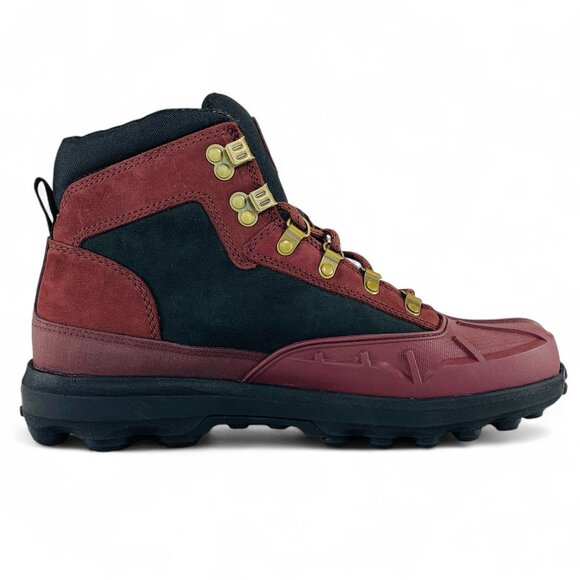 Timberland Converge Waterproof Duck Boot Burgundy Nubuck Men's Boots A26JR - Picture 2 of 10